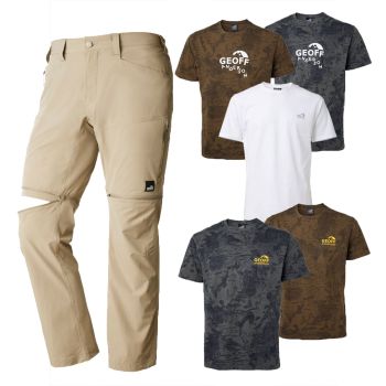 GEOFF ANDERSON Set ZipZone light sand + Organic T-Shirt leaf  oder weiß gratis