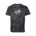 GEOFF ANDERSON organic T-shirt black/leaf with white logo