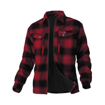 GEOFF ANDERSON Ezmar 2+  lined shirt jacket, red