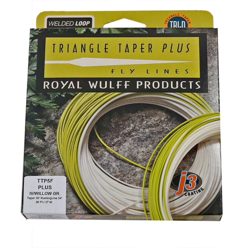 Fly Line Triangle Taper Plus J3 Floating Royal Wulff