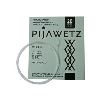 Pijawetz Fluorocarbon Vorfach gezogen