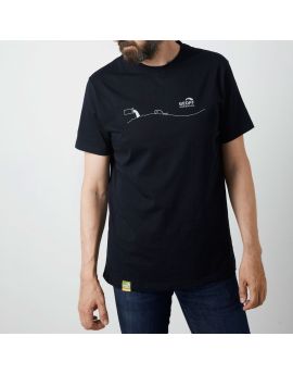 GEOFF ANDERSON Organic T-Shirt schwarz Pollution
